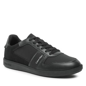 Sneakersy Calvin Klein - Low Top Lace Up Mix HM0HM00491 Triple Black 00U.