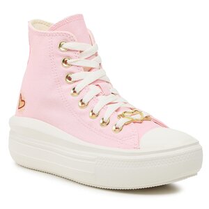 Plátenky Converse - Ctas Move Hi A05140C Sunrise Pink/Egret.