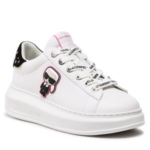 Sneakersy KARL LAGERFELD - KL62547 White Lthr.