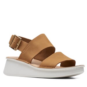 Sandále Clarks - Velhill Strap Light Tan Nubuck.