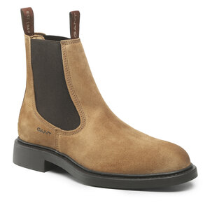 Členková obuv s elastickým prvkom Gant - Millbro 25653300 Tobacco Brown G42.