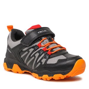 Sneakersy Geox - J Magnetar Boy B Abx J263ZB0FUCEC9B7R S Black/Lt Orange.
