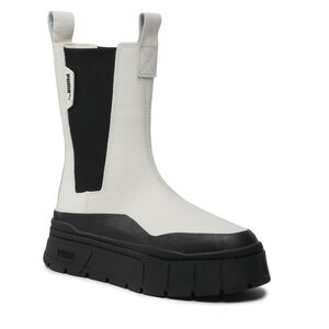 Členková obuv s elastickým prvkom Puma - Mayze Stack Chelsea Wns 386272 01 Vaporous Gray.