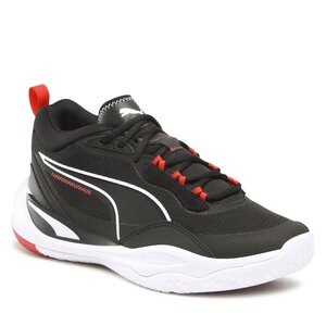 Topánky Puma - Playmaker 385841 01 Jet Black/Black/White/Red.