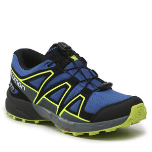 Topánky Salomon - Speedcross Cswp J 417258 09 M0 Nautical Blue/Black/Acid Lime.