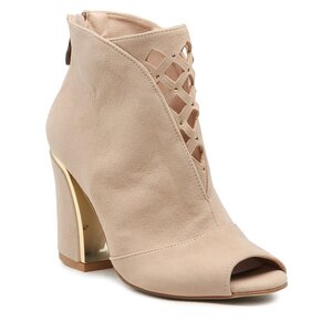 Členková obuv Roberto - 600/A Cappuccino Zamsz.