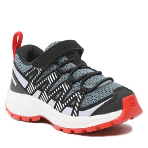 Topánky Salomon - Xa Pro V8 K 416136 Stormy Weather/Zen Blue/Goji Berry.