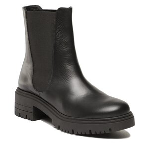 Členková obuv s elastickým prvkom Baldowski - D04132-AFRO-001 Skóra Czarna.