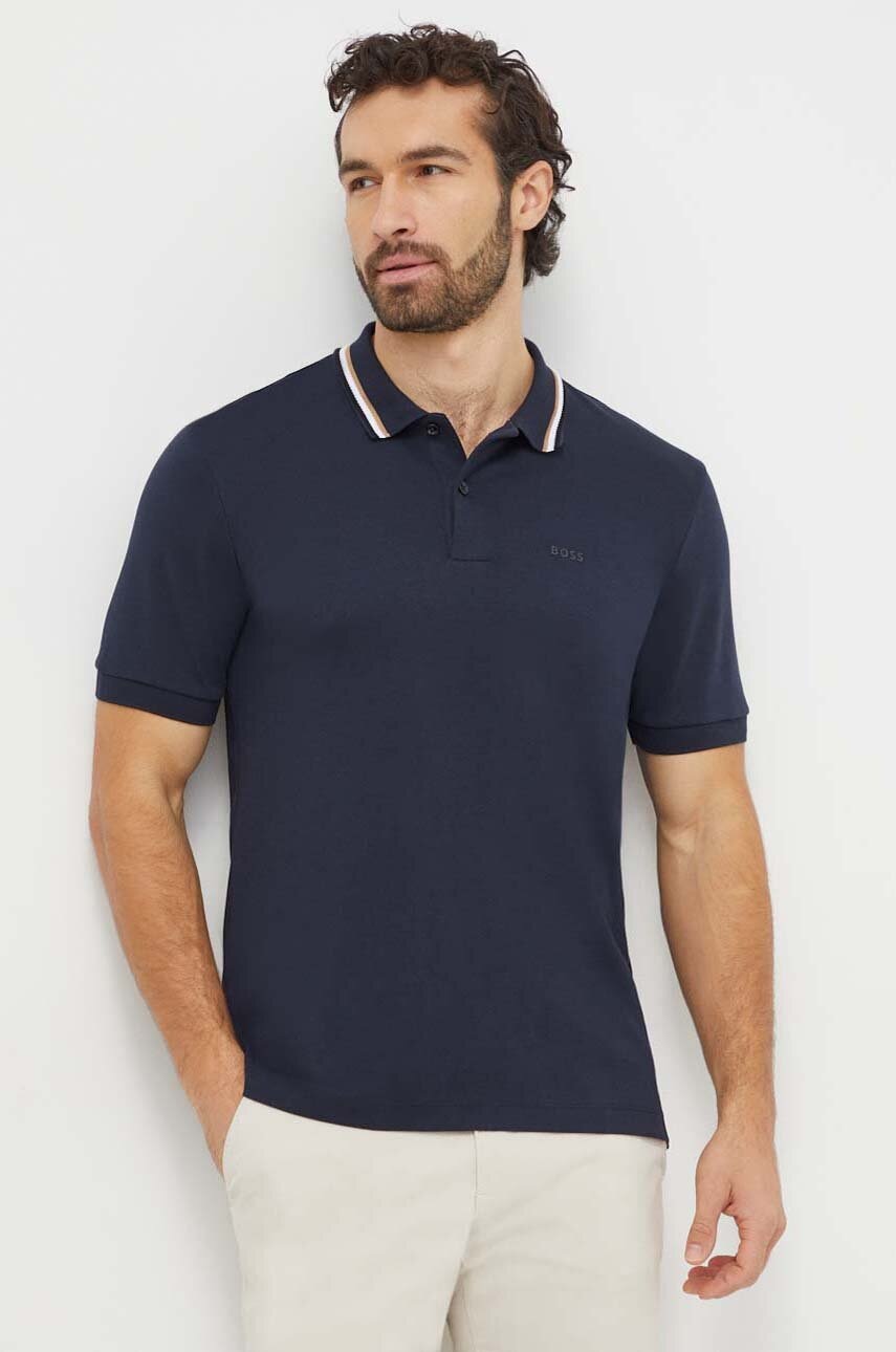 Bavlnené polo tričko BOSS Penrose 38.