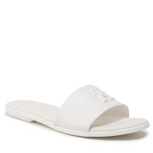 Šľapky Tommy Hilfiger - Th Pop Mule FW0FW07097 Ecru YBL.