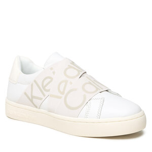 Sneakersy Calvin Klein Jeans - Classic Cupsole Elast Webbng YW0YW00911 White/Ancinet White 0LA.