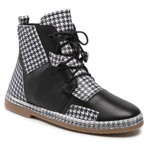 Členková obuv Manitu - 990033-03 Weiss/Szchwarz.