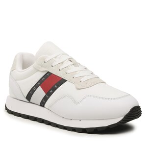 Sneakersy Tommy Jeans - Retro Runner Ess EM0EM01081 White YBR.