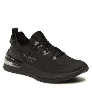 Sneakersy Calvin Klein Jeans - Sporty Run Comfair Fluo Contrast YM0YM00632 Triple Black 0GN.