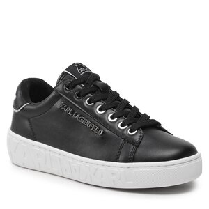 Sneakersy KARL LAGERFELD - KL61018A Black Lthr.