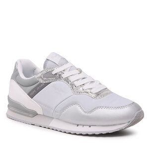 Sneakersy Pepe Jeans - London W Albal PLS31463 Silver 934.
