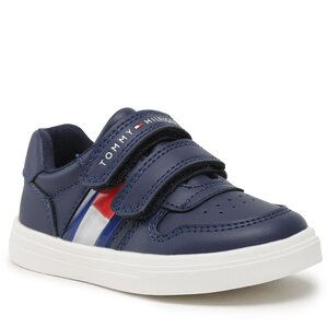 Sneakersy Tommy Hilfiger - Flag Low Cut Velcro Sneaker T1B9-32841-1355 S Blue 800.