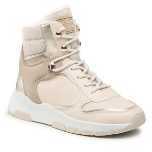 Členková obuv Tommy Hilfiger - Outdoor Bootie FW0FW06074 Sugarcane AA8.
