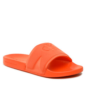 Šľapky Calvin Klein Jeans - Slide High/Low Frequency Wn YW0YW00999 Firecracker 0JG.