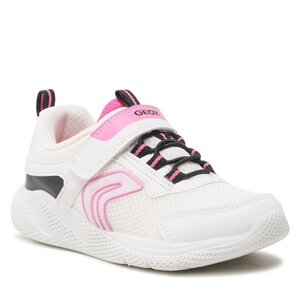 Sneakersy Geox - J Sprintye Girl J25FWC01454C0563 S White/Fuchsia.