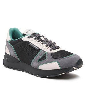 Sneakersy Emporio Armani - X4X544 XM727 S719 Black/Green/Off White.