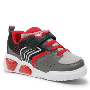 Sneakersy Geox - J Illuminus Boy J35GVA011FEC0051 S Grey/Red.