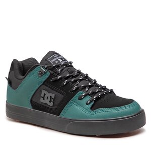 Sneakersy DC - Pure Wnt ADYS300151 Black/Green/Black (XKGK).