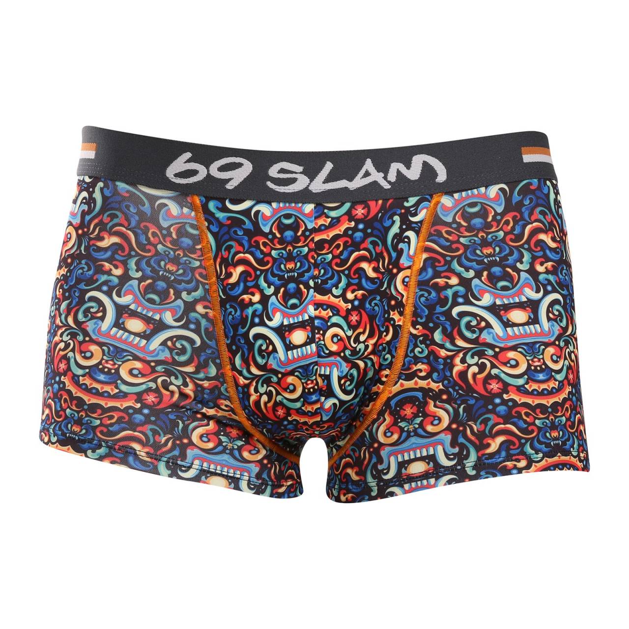 Pánske boxerky 69SLAM Hip TOTEM BALI (MSYTBL-PO) S, trenky.
Vstúpte do sveta, kde sa pohodlie stretáva s originalitou!
Mikrovlákno, ktoré vás presvedčí na prvý dotyk
Boxerky sú vyrobené z umelých vlákien (kombinácia polyesteru a spandexu) - táto zmes vytvára dokonale mäkký, pružný a prispôsobivý materiál.
Výrazný dizajn a premyslený strih na aktívne dni
Boxerky 69SLAM vás na prvý pohľad zaujmú svojím jedinečným vzhľadom, originálnymi vzormi a príjemnými farbami.
Prečo by boxerky 69SLAM nemali chýbať vo vašom šatníku

Mikrovlákno - ľahké, elastické, rýchloschnúce.
Kratšie nohavičky, ktoré sa nikde nekrčia.
Výrazný dizajn s originálnymi vzormi.

69SLAM spodná bielizeň, ktorá vám zdvihne náladu
69SLAM je obľúbená surferská značka z Bali, ktorá oslavuje život, umenie, kreativitu, dizajn a farby v každom detaile.
Ako sa starať o boxerky 69SLAM
Dodržiavaním týchto jednoduchých krokov zabezpečíte, že vaše boxerky 69SLAM budú dlho vyzerať krásne, funkčné a pohodlné.

Pranie: Odporúčame ručné pranie vo vlažnej vode.


Sušenie: Nesuš v sušičke.


Žehlenie: Nežehliť.

Tip: Vaša obľúbená spodná bielizeň si zaslúži šetrné zaobchádzanie.