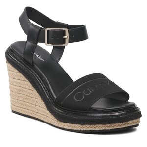 Espadrilky Calvin Klein - Wedge 70HH HW0HW01499 Ck Black BEH.