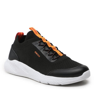Sneakersy Geox - J Sprintye Boy J25GBA0006KC0038 D Black/Orange.