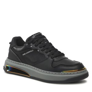 Sneakersy KARL LAGERFELD - KL52020I Black Lthr W/Iridescent.