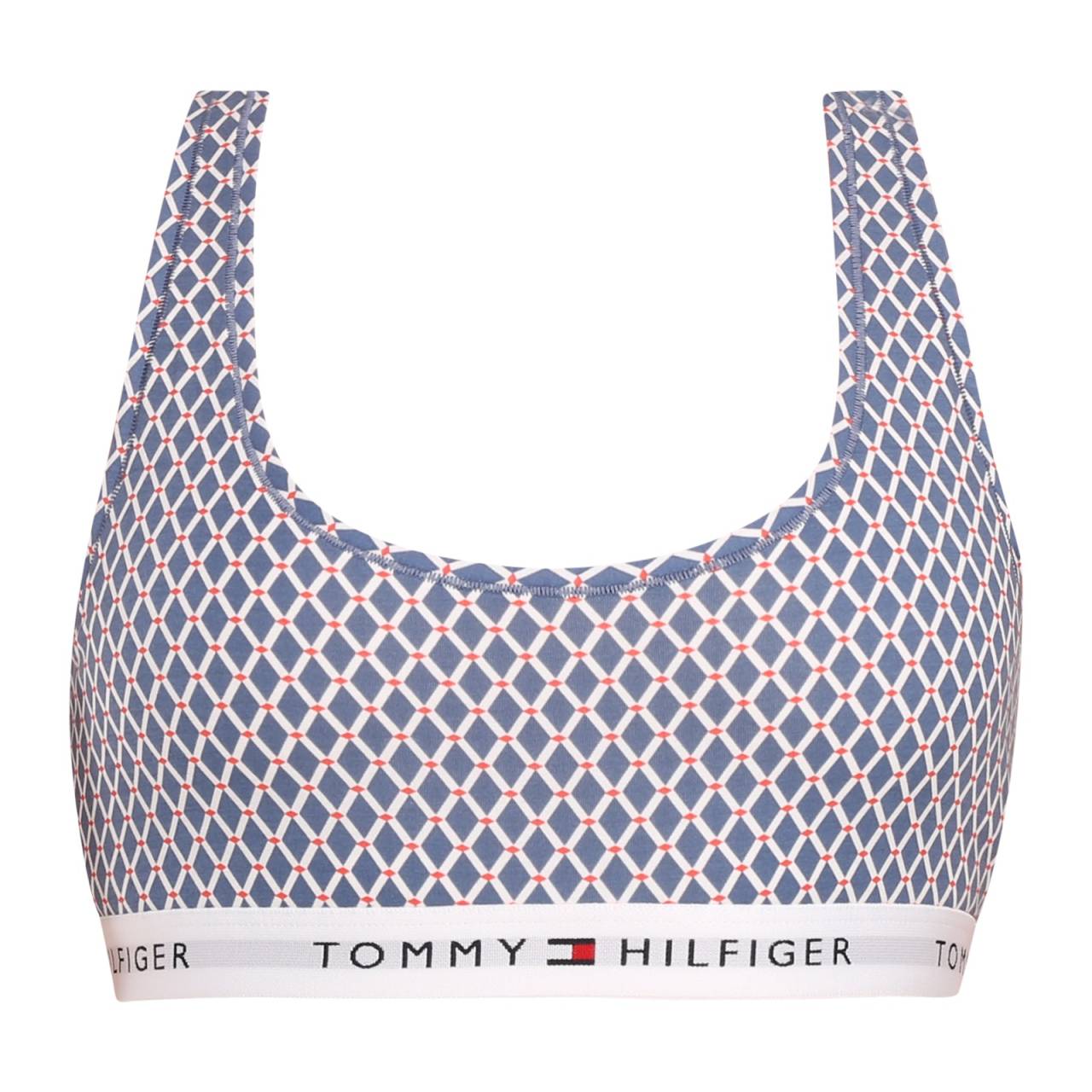 Dámska podprsenka Tommy Hilfiger viacfarebná (UW0UW04548 01Z) L.
Objavte kombináciu pohodlia, slobody a ikonického štýlu so športovou podprsenkou Tommy Hilfiger.
Bavlnené pohodlie na každodenné aktivity
Materiál podprsenky je mäkká a priedušná bavlna, ktorá je jemná k pokožke a ideálna na celodenné nosenie.
Štýlový dizajn, ktorý sa neomrzí
Jednoduché farebné prevedenie je elegantné a ľahko sa kombinuje s inou spodnou bielizňou a domácim oblečením.
Prečo si podprsenku Tommy Hilfiger zamilujete?

Ľahký materiál s príjemnou elasticitou, mäkký, prirodzený a pohodlný strih bez výstuží.
Minimalistický, nadčasový dizajn, štýlový lem s logom značky.
Skvelá voľba pre každodenné pohodlie bez kompromisov.

Tommy Hilfiger je značka pre všetky moderné ženy
Spodná bielizeň Tommy Hilfiger predstavuje dokonalú harmóniu medzi klasickým a moderným vzhľadom.
Ako sa starať o podprsenku Tommy Hilfiger
Aby váš nový obľúbený kúsok zostal dlho v skvelom stave, odporúčame dodržiavať tieto pokyny na starostlivosť.

Perte: Per pri maximálnej teplote 30 °C, najlepšie v ochrannom sáčku.
Sušenie: Nevhodné do sušičky - suš voľne na vzduchu, najlepšie položenú, aby si podprsenka udržala svoj tvar.
Žehlenie: Nežehliť - materiál je jemný a hladký sám o sebe, žehlenie nie je potrebné.

Tip: Staňte sa expertom na údržbu spodnej bielizne vďaka radám v našom článku a doprajte svojim obľúbeným kúskom starostlivosť, akú si zaslúžia.