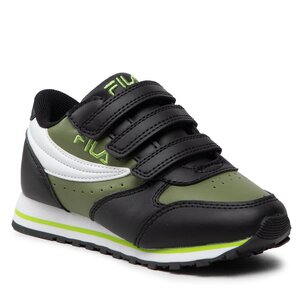 Sneakersy Fila - Orbit Velcro Low Kids 1010785.63031 Loden Green/Black.
