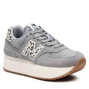 Sneakersy New Balance - WL574ZDB Sivá.
