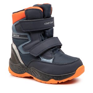 Snehule Geox - J Sentiero Navy/Orange.