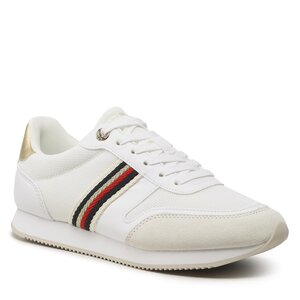 Sneakersy Tommy Hilfiger - Essential Runner FW0FW07163 White YBS.