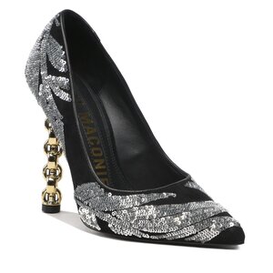 Lodičky Kat Maconie - Lydia Black/Silver.