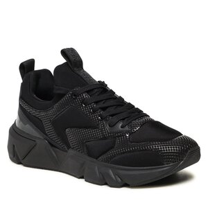 Sneakersy Calvin Klein - Low Top Lace Up Neo Mix HM0HM00865 Triple Black 0GJ.