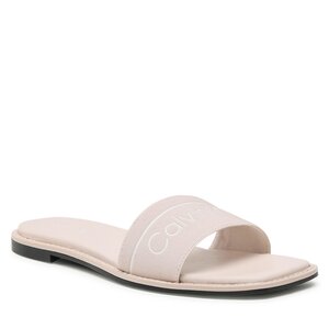 Šľapky Calvin Klein - Squared Flat Slide He HW0HW00817 Crystal Grey ABH.