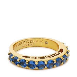 Prsteň Kurt Geiger - Be Kind Band Ring 8833281429  Blue/Dark.