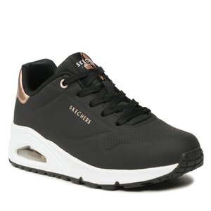Sneakersy Skechers - Golden Air Black Duraleather/Mesh Trim.