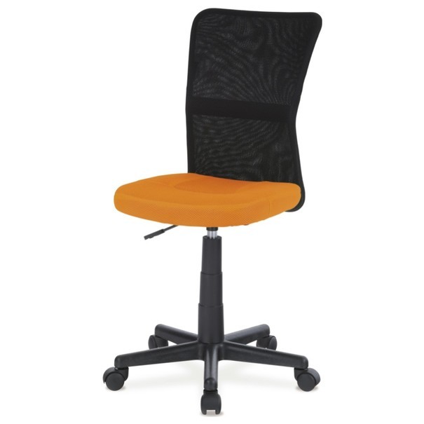 Sconto Detská stolička BAMBI oranžová/čierna.