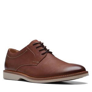 Poltopánky Clarks - Atticus LTLace Dark 26172070 Dark Tan Lea.