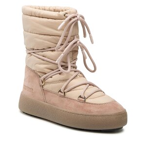 Snehule Moon Boot - Ltrack Suede Nylon 24500200001 Cipria.