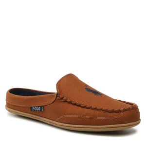 Papuče Polo Ralph Lauren - Collins Mule RF104204 Snuff Washed Chino/Stripe/Navy.