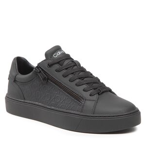 Sneakersy CALVIN KLEIN - Low Top Lace Up HM0HM00813 Black Seasonal Mono 0GK.