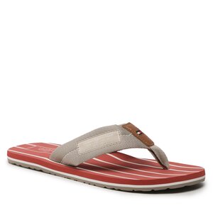 Žabky Tommy Hilfiger - Patch Hilfiger Beach Sandal FM0FM04470 Stone AEP.