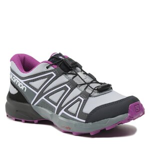 Topánky Salomon - Speedcross J L41727200 13 M0 Quarry/Black/Sparkling Grape.