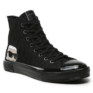 Plátenky KARL LAGERFELD - KL50359 Black Synth Textile Mono.