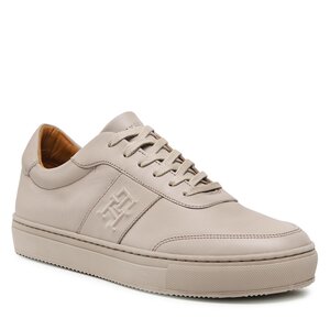 Sneakersy Tommy Hilfiger - Premium Cupsole Rwb Leather FM0FM04488 Stone AEP.
